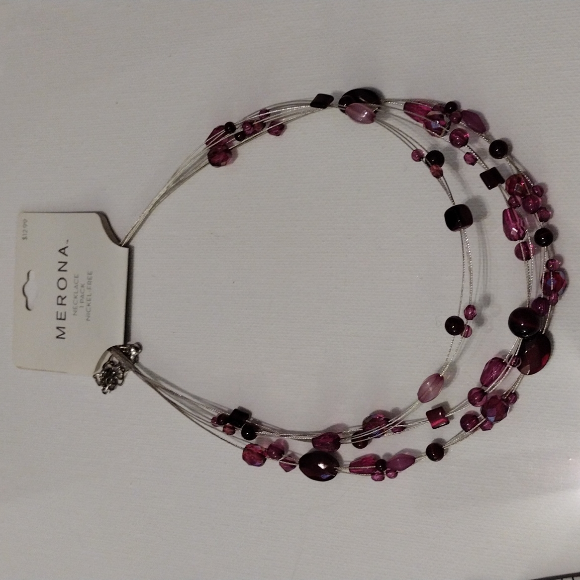 Merona Multiple Wire And Beads Necklace.